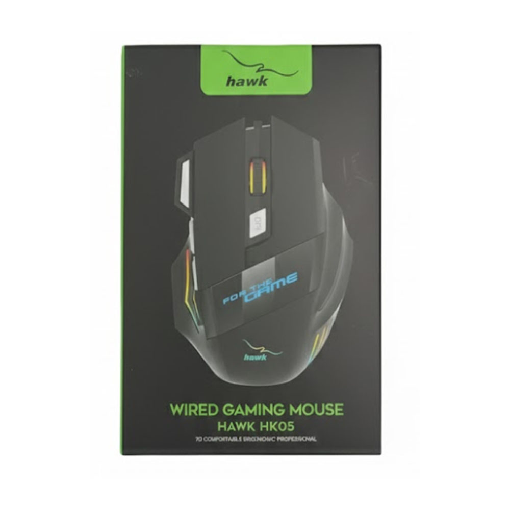 HAWK HK05 PowerGrip 7D RGB Wired Gaming Mouse - Image 3