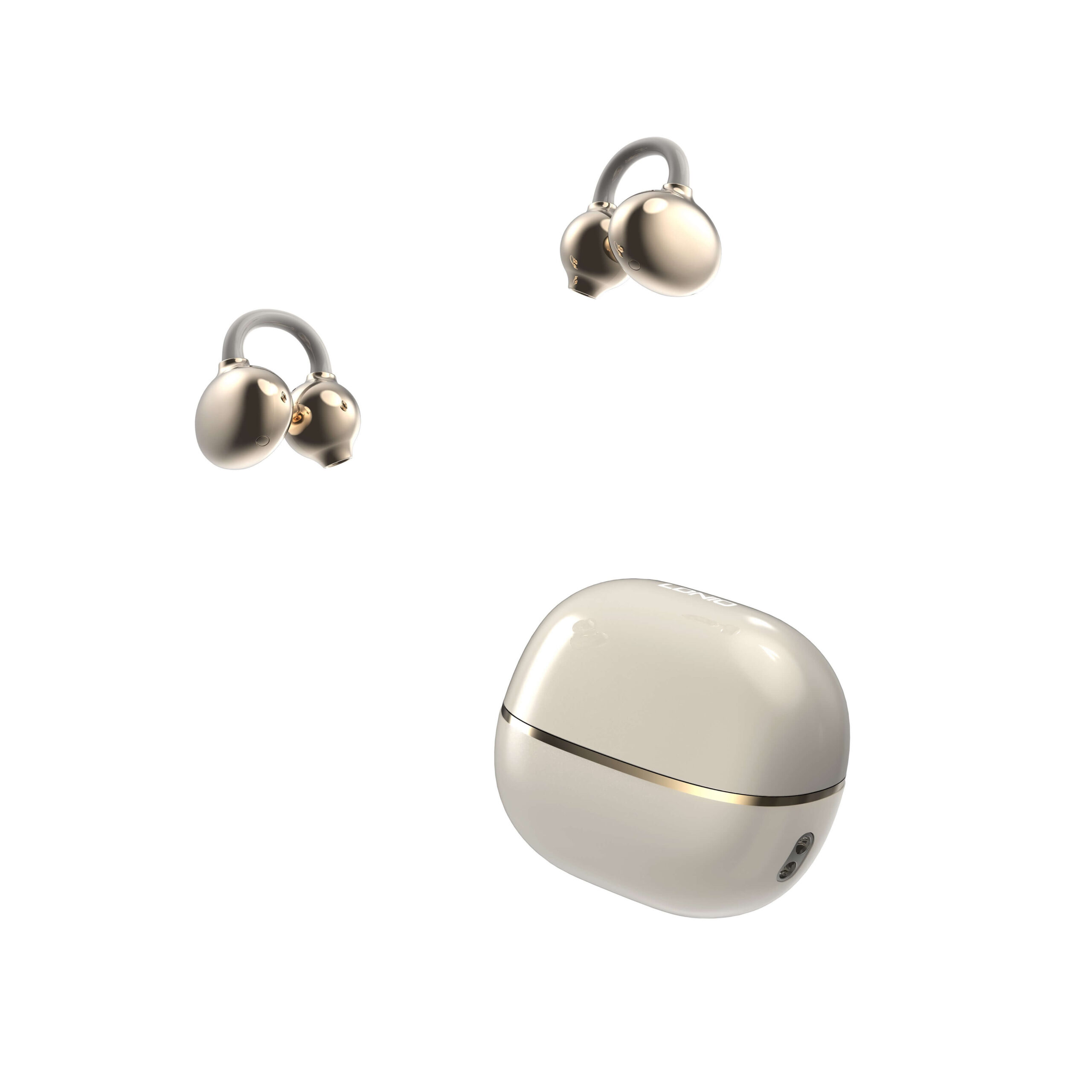 LDNIO T09 Wireless Stereo Earphones – Bluetooth 5.4, Low Latency Gaming, Touch Control GOLD - Image 3