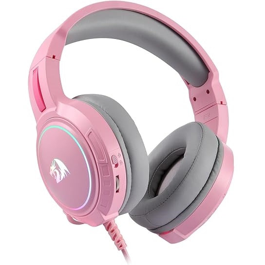 Redragon H270 MENTO RGB Gaming Headphone (Pink)