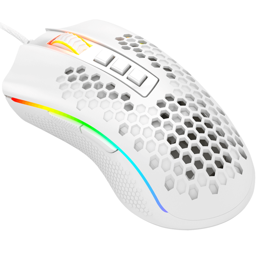 Redragon M988W STORM ELITE RGB Gaming Mouse (White)