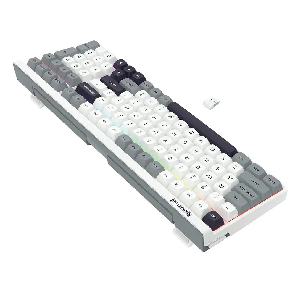Redragon K656 GAREN PRO 100 Keys 3-Modes Wireless Keyboard (WBRGB)