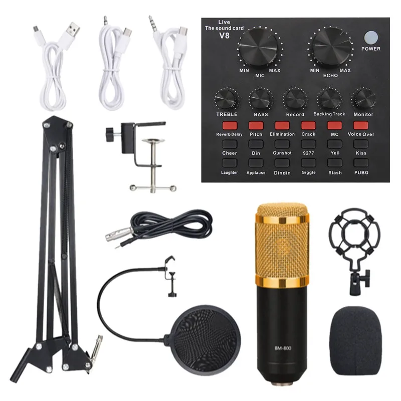 Condenser Microphone Kit – With Pop Filter & Microphone Stand + Mixer - Image 3