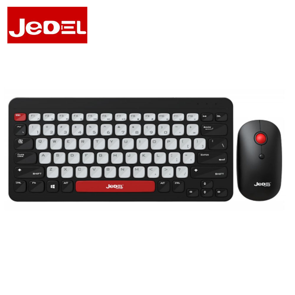 JEDEL WS681 Mini Stylish Wireless Gaming Keyboard Mouse Combo - Image 3