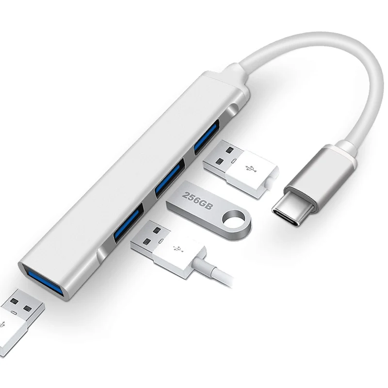 TYPE C TO 4 USB Port HUB - Image 3