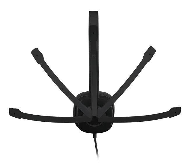 Logitech H151 Analog Stereo Headset with Boom Microphone (981-000587) - Image 3