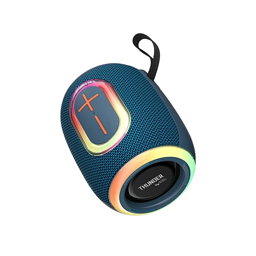 WIWU H9 Thunder Wireless Speaker neon lighting Five playback modes Blue - Image 3
