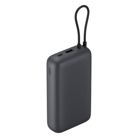 Xiaomi Power Bank 20000mAh 22.5W Grey Integrated USB-C cable Fast Charging Power Bank - Image 3