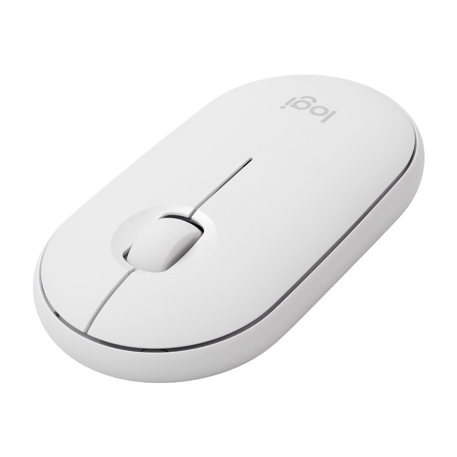 Logitech Pebble M350 Wireless Mouse (Off-White) - Image 3