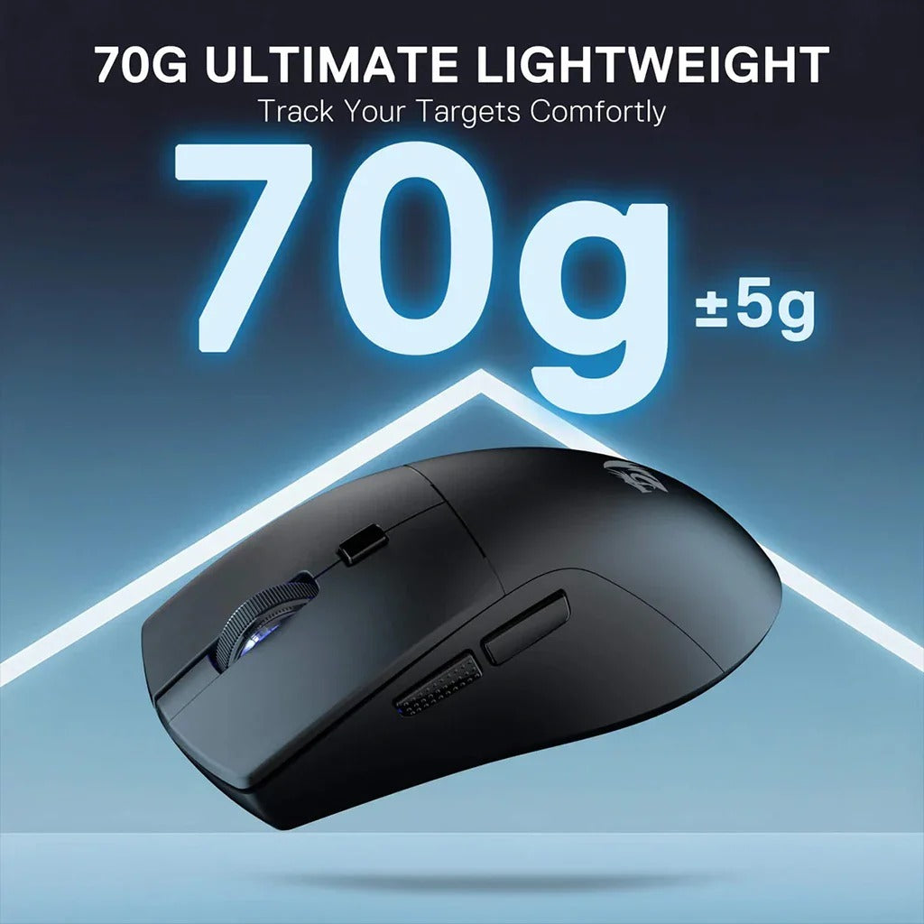 Redragon M618 AZZMACH Lite 70g Lightweight 10K DPI Wireless Gaming Mouse