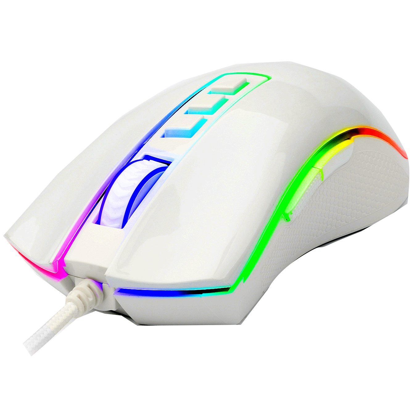 Redragon M711W COBRA RGB Gaming Mouse (White)