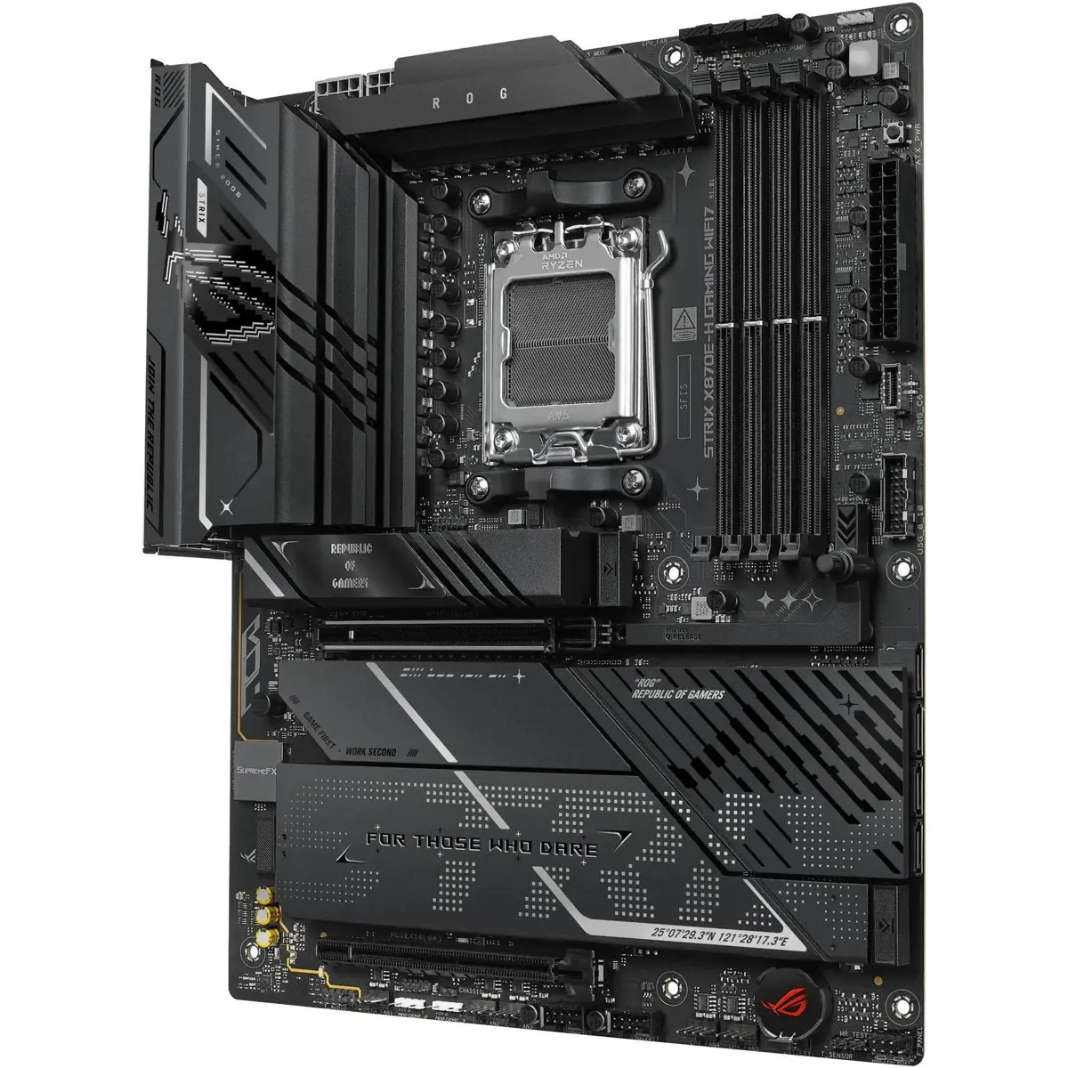 Asus ROG STRIX X870E-H Gaming Wifi7 AMD AM5 ATX Motherboard with DDR5 AEMP, WiFi 7 - Image 4