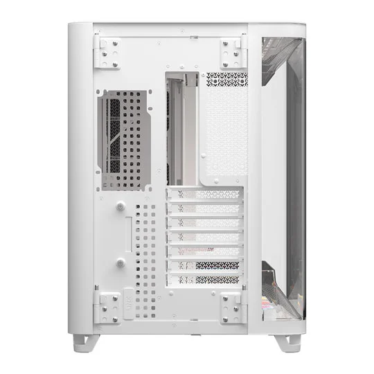 Corsair AIR 5400 LX-R RGB Triple Chamber White Mid-Tower PC Case - Image 4