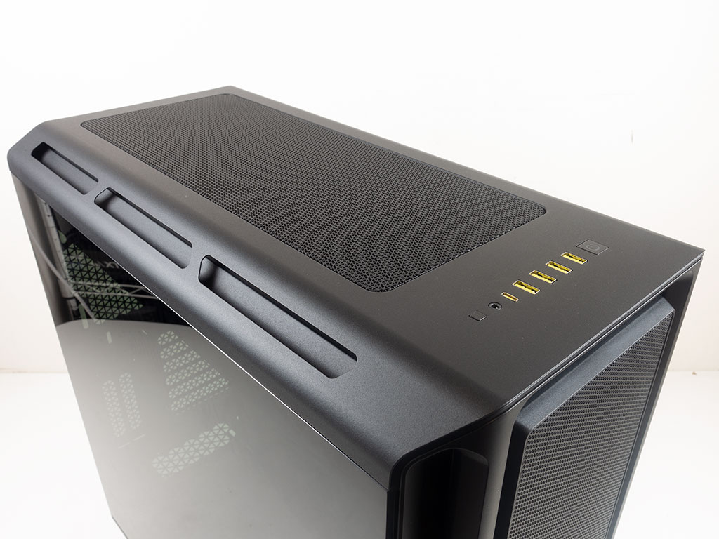 Corsair iCUE 5000T RGB Tempered Glass Mid-Tower ATX PC Case — Black - Image 4