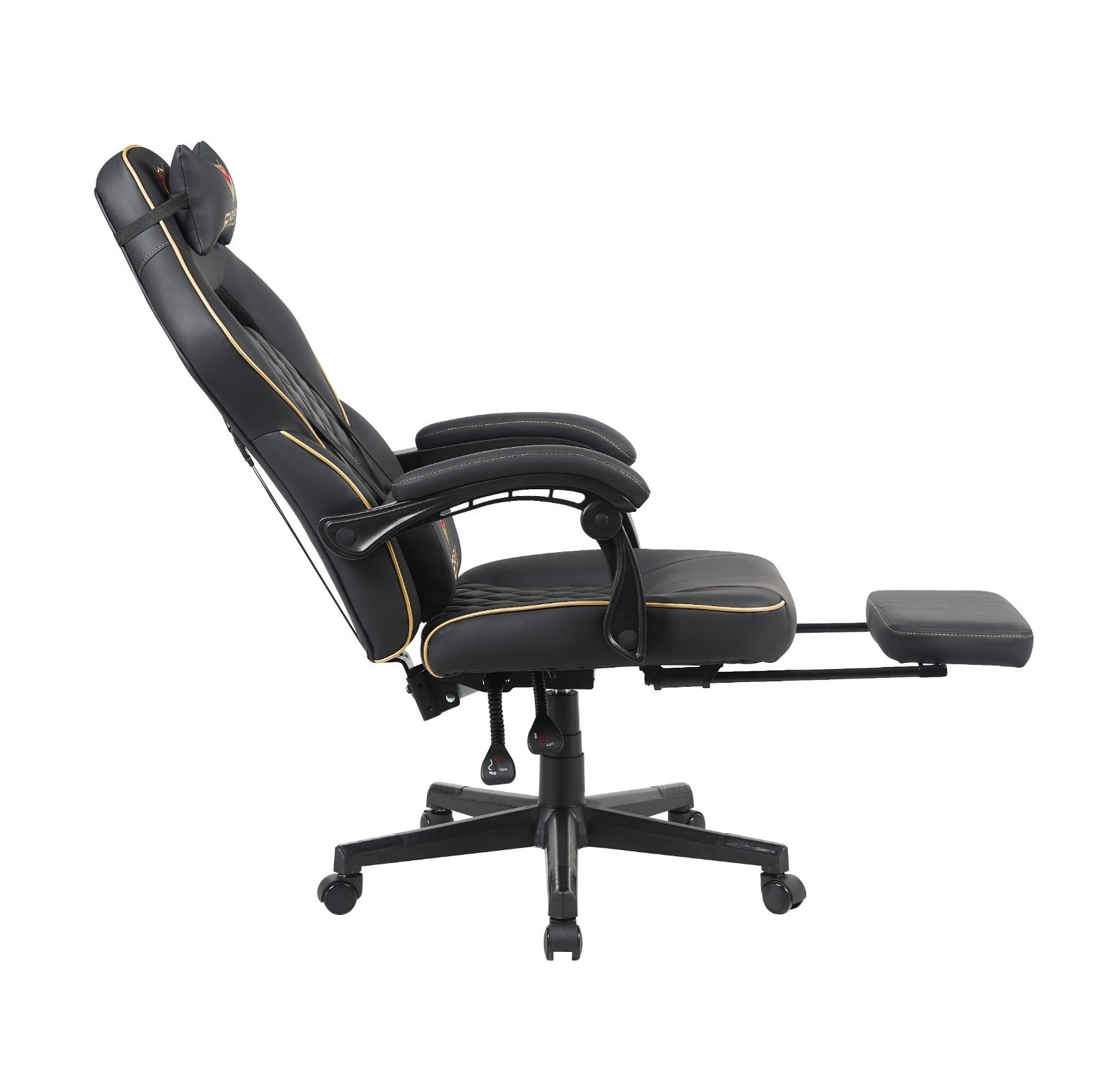 GFury Gaming Chair KW-G6404 (Black & Golden) - Image 4