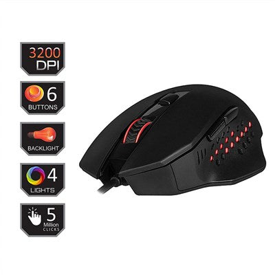 Redragon M610 GAINER 3200 DPI, 7 Buttons Gaming Mouse