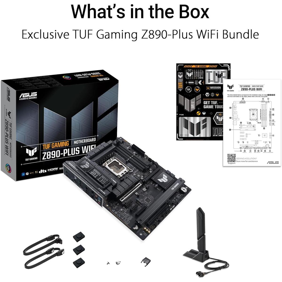 Asus Tuf Gaming Z890-Plus Wifi Z890 LGA 1851 ATX Motherboard, Intel Core Ultra Series 2 Ready, Advanced AI - Image 4