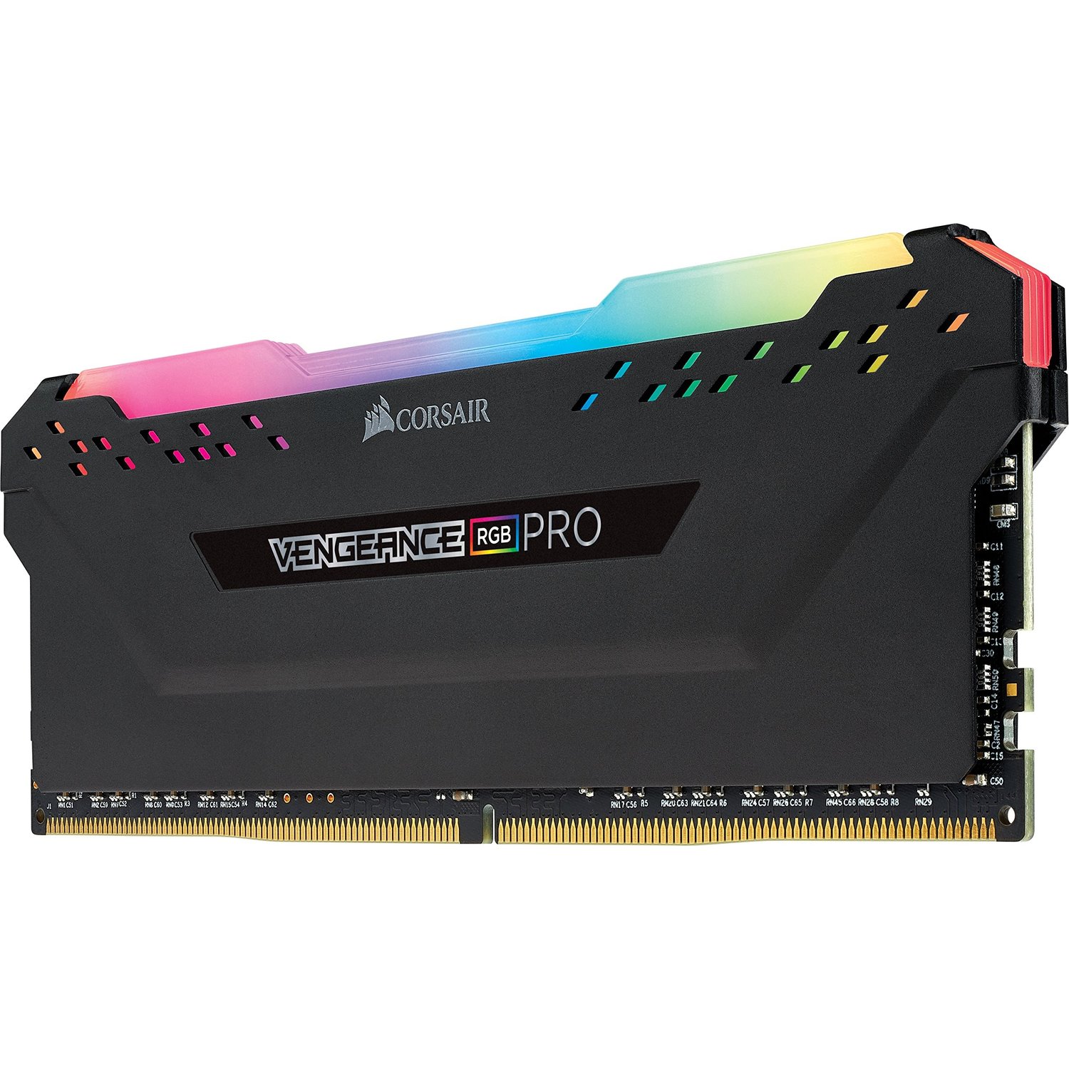CORSAIR VENGEANCE® RGB PRO 32GB (2 x 16GB) DDR4 DRAM 3600MHz C18 Memory Kit — Black - Image 4