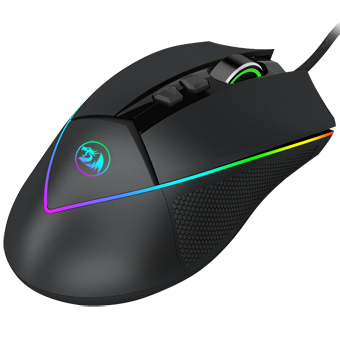 Redragon M909 EMPEROR High-Precision RGB Gaming Mouse, 12400 DPI (Black)