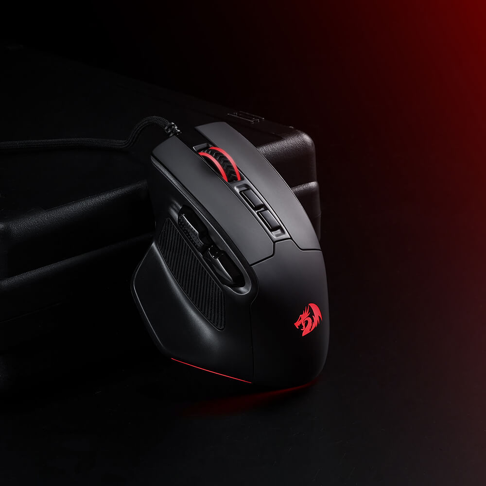 Redragon M806 BULLSEYE Wired RGB Gaming Mouse (Black)