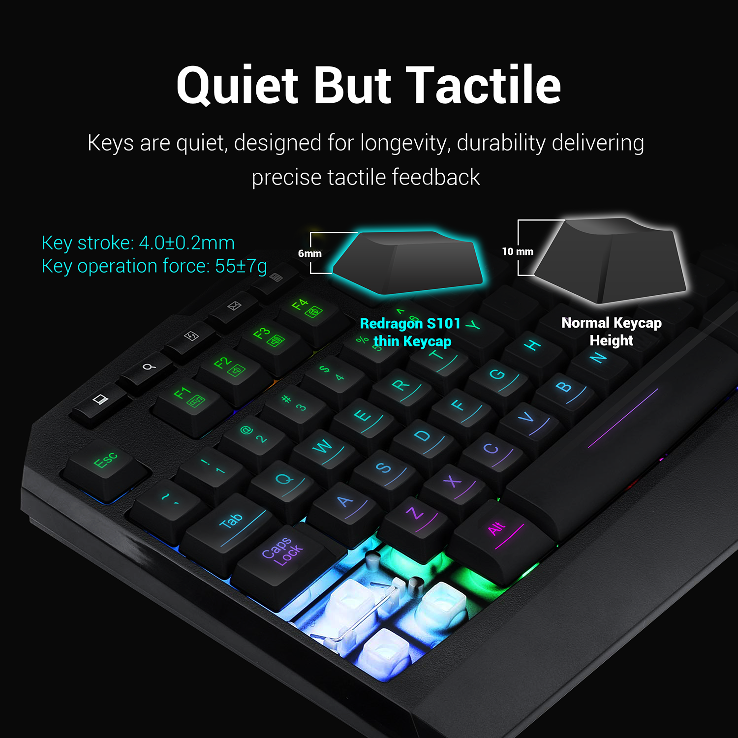 Redragon S101-3 RGB Backlit Gaming Keyboard and Mouse Combo Set (2 in 1)