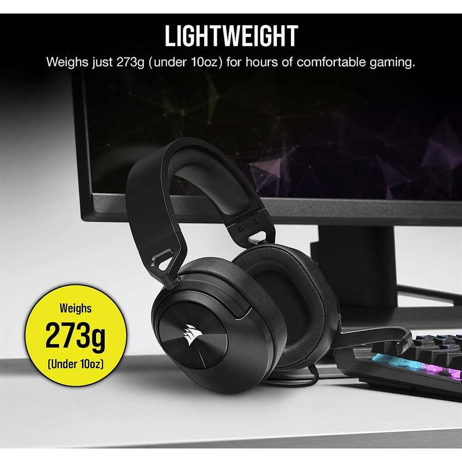 Corsair HS55 STEREO Wired Gaming Headset – Carbon - Image 4