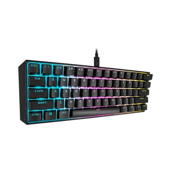 Corsair K65 RGB MINI 60% Mechanical Gaming Keyboard CHERRY MX SPEED Black - Image 4