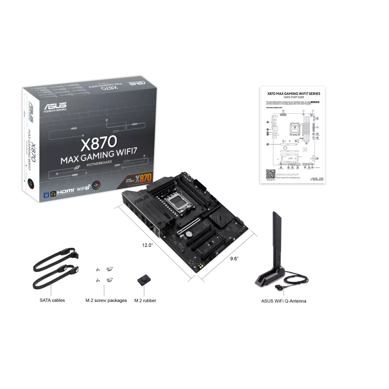 Asus X870 Max Gaming WiFi7 AM5 DDR5 Gaming Motherboard - Image 4