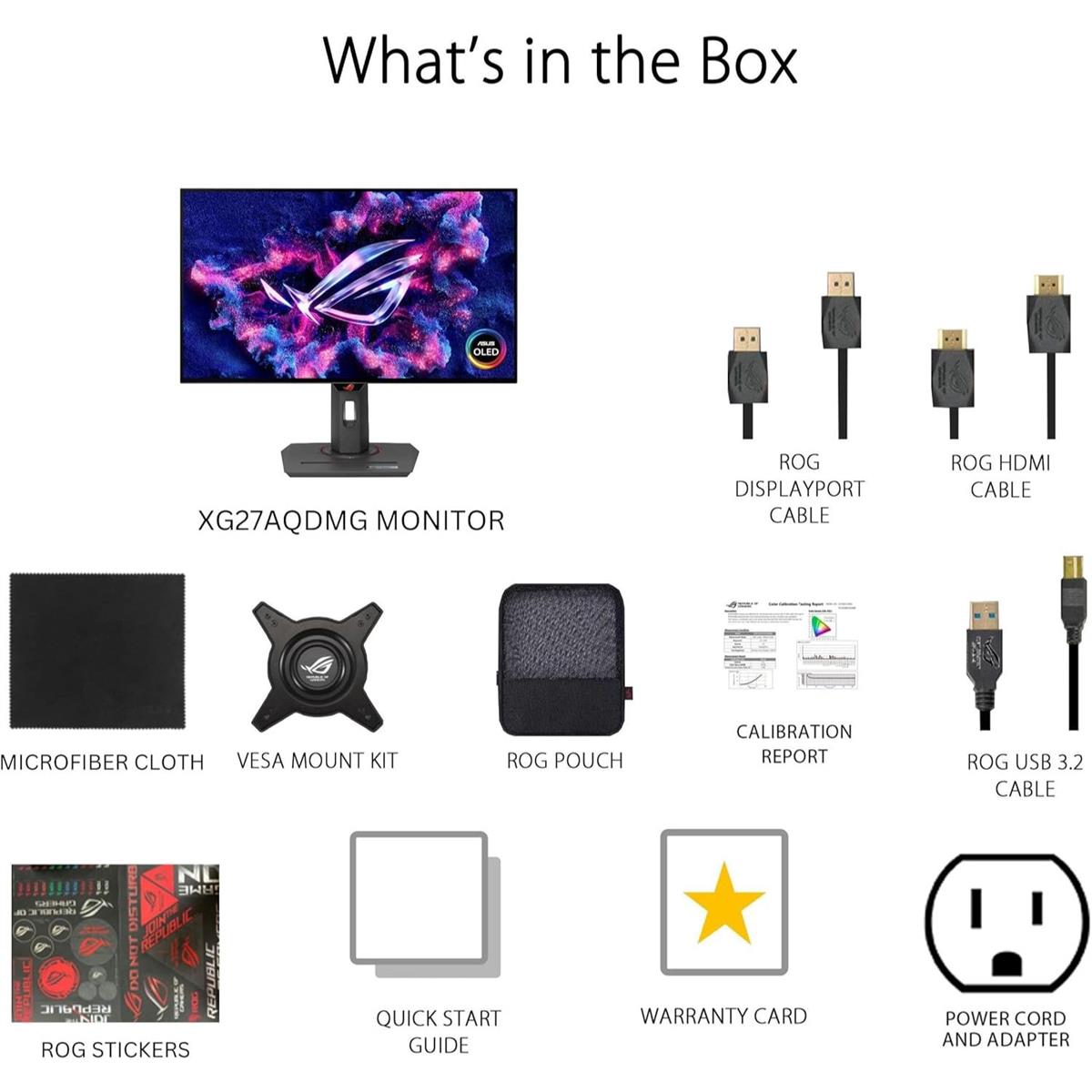 Asus ROG STRIX OLED XG27AQDMG – 240Hz 2K 1440p WQHD 27″ Gaming Monitor - Image 5