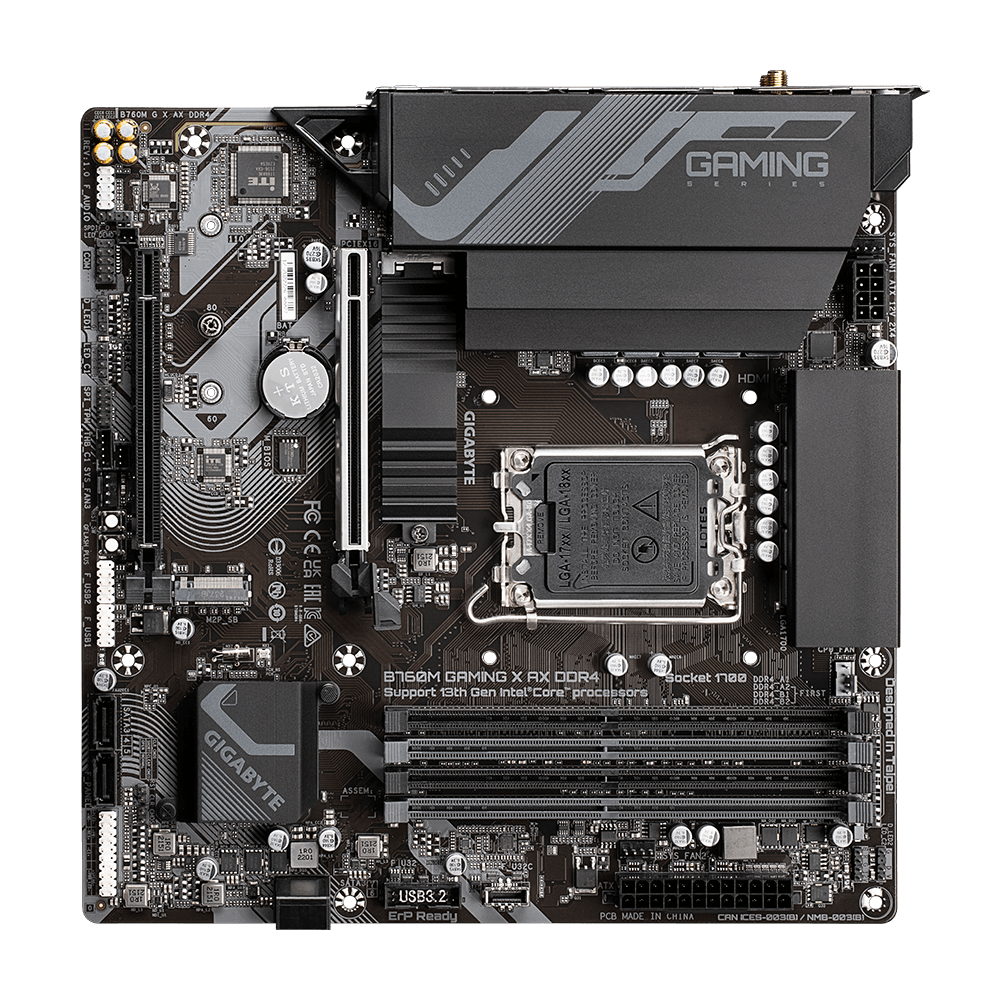 GIGABYTE B760M GAMING X AX DDR4 (REV. 1.1) MOTHERBOARD - Image 5