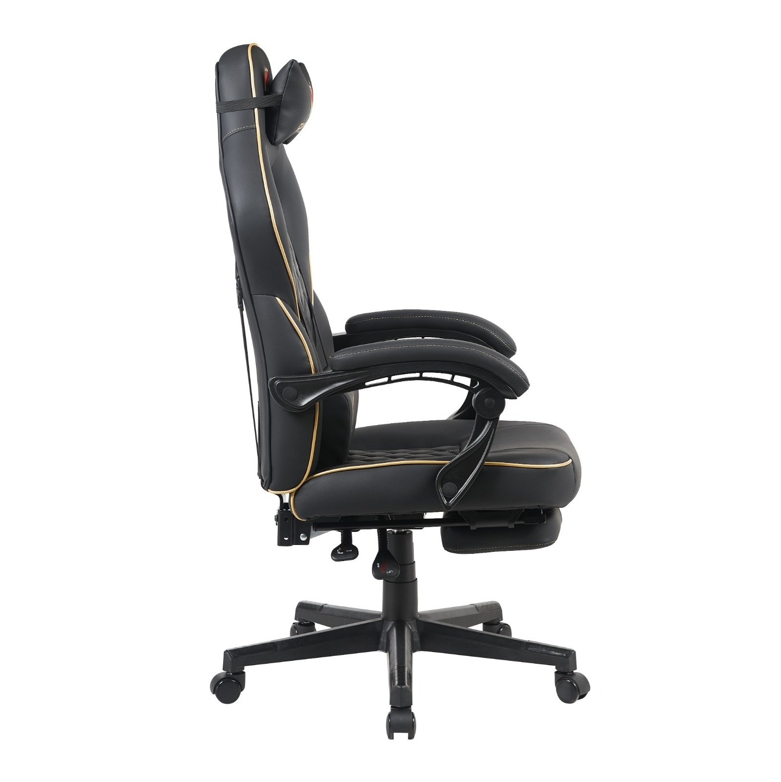 GFury Gaming Chair KW-G6404 (Black & Golden) - Image 5
