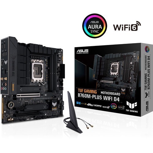 ASUS TUF GAMING B760M-PLUS WIFI D4 LGA1700 Micro-ATX Motherboard - Image 5