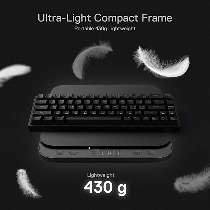 Redragon K631 Castor RGB Compact Gaming Keyboard