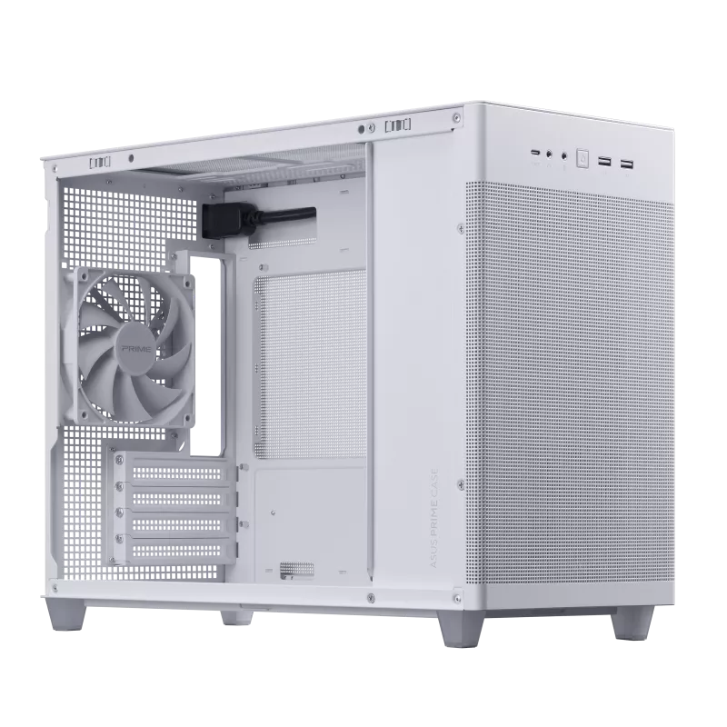 ASUS Prime AP201 Cash Mesh MicroATX Casing – White - Image 5