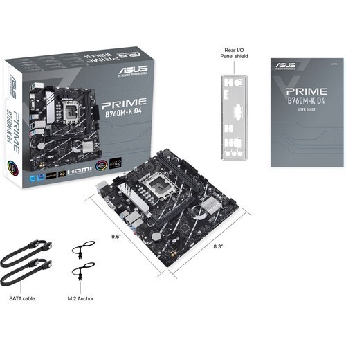 ASUS PRIME B760M-K D4 LGA1700 Mini-ATX Motherboard - Image 6