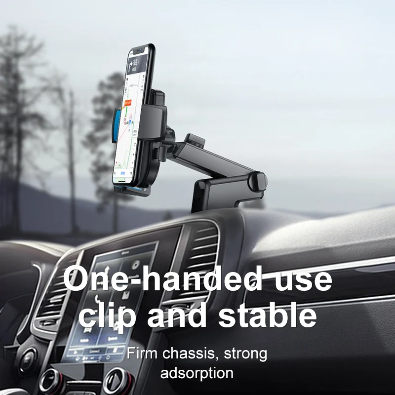 JOYROOM JR-OK3 Car Dashboard Phone Bracket Long Neck Mount – Black - Image 6