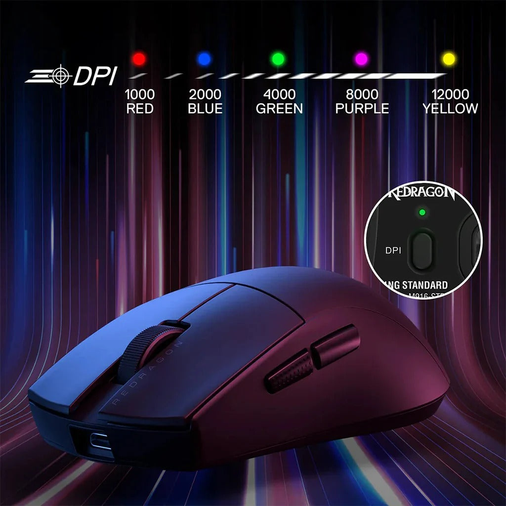 Redragon M916 KING STD Ultra-light 24K DPI Wireless Gaming Mouse