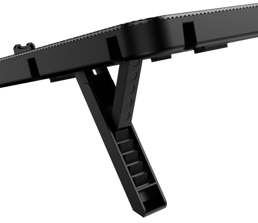 HAWK 069 laptop 5 Fan cooling Pad Ergonomic Cooling Pad with Adjustable Height (Black) - Image 6