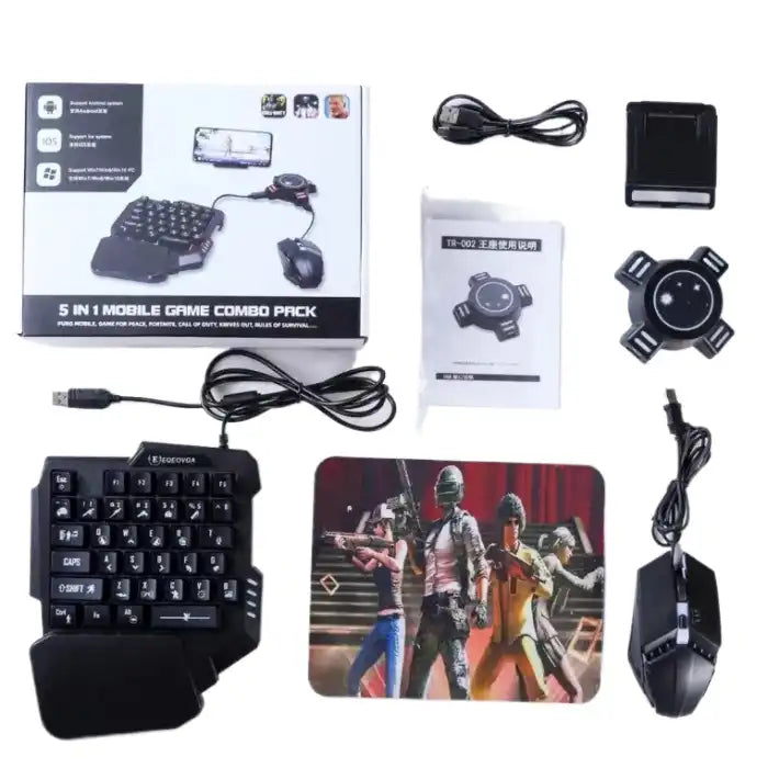 5-in-1 Video Game Controller Combo Pack Pakistan