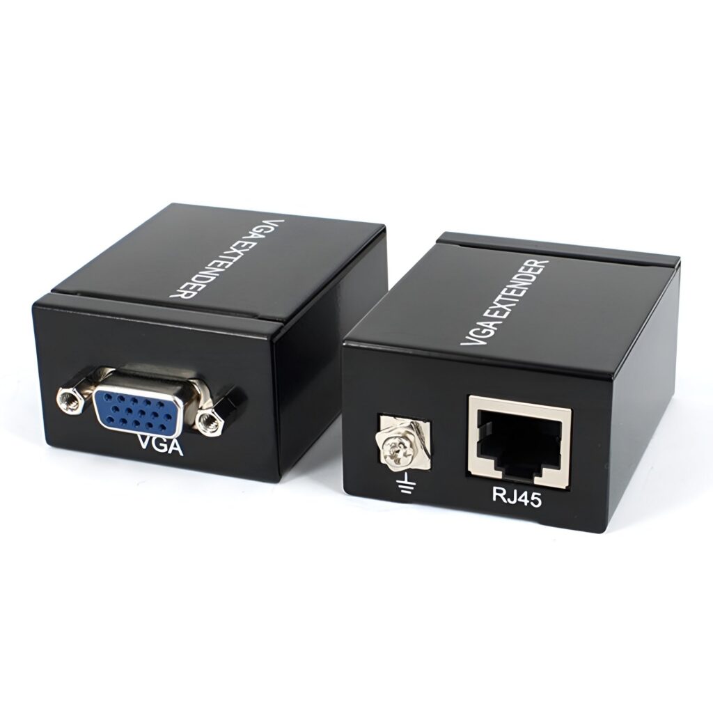 VGA Extender 60M Over LAN – RJ45 to VGA Long Distance Video Adapter