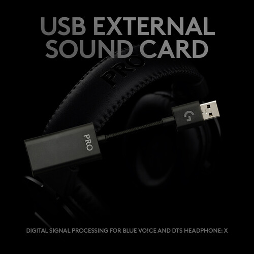 Logitech G PRO X Wired Gaming Headset with Blue VO!CE - Image 7