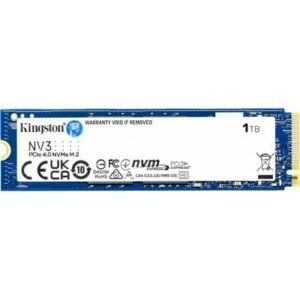 Kingston NV3 1TB NVMe PCIe Gen 4.0 SSD – High-Speed Internal Storage
