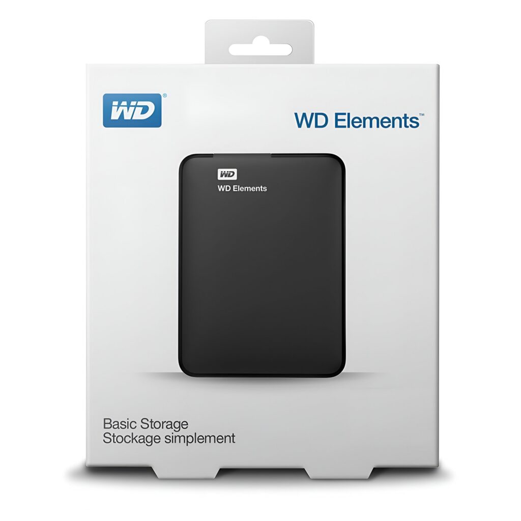 WD Elements 2.5″ External HDD Case – USB 3.0 SATA Adapter