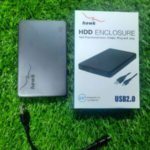 HAWK 2.5″ HDD Case USB 2.0 – Portable External Hard Drive