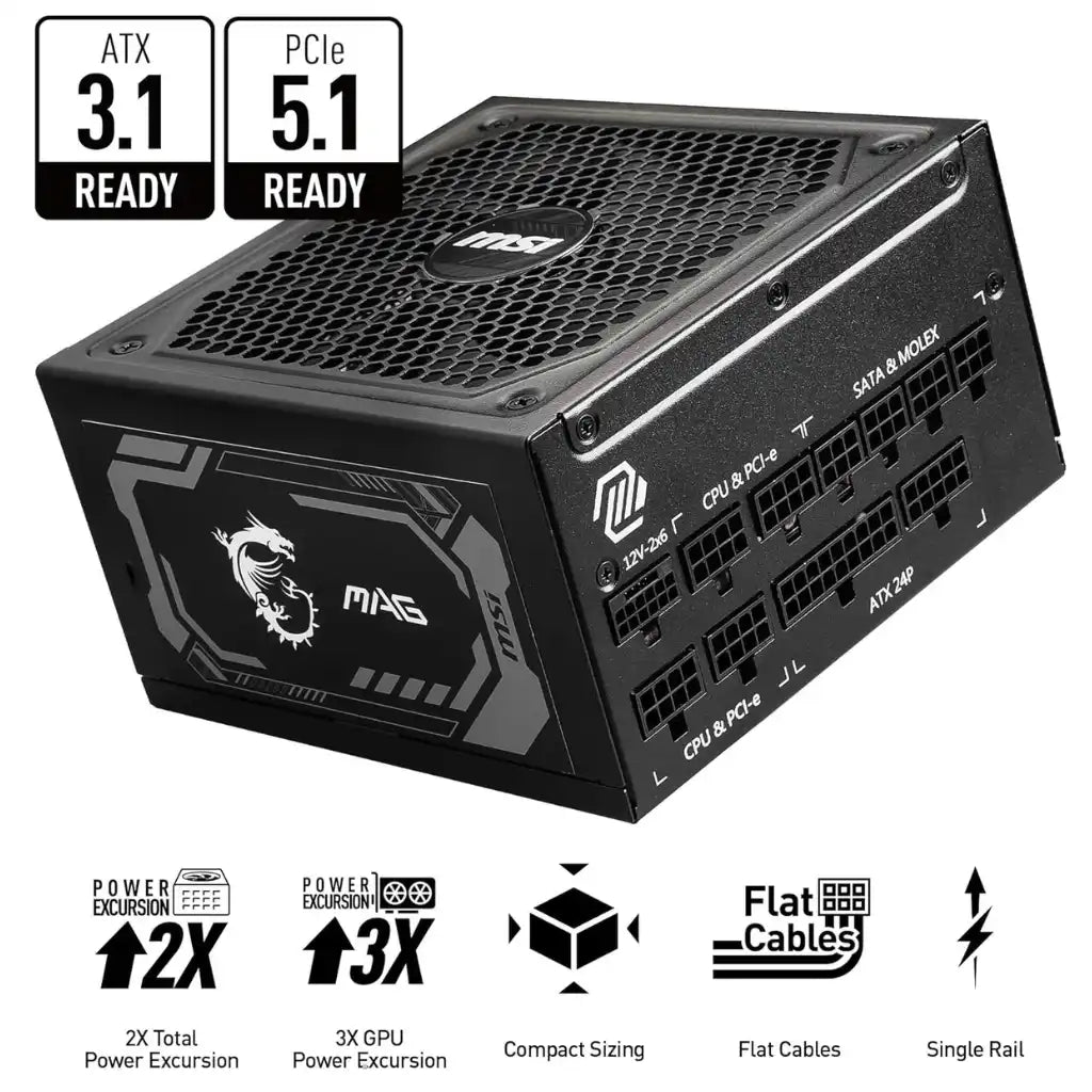 Msi MAG A1000GL Power Supply Unit