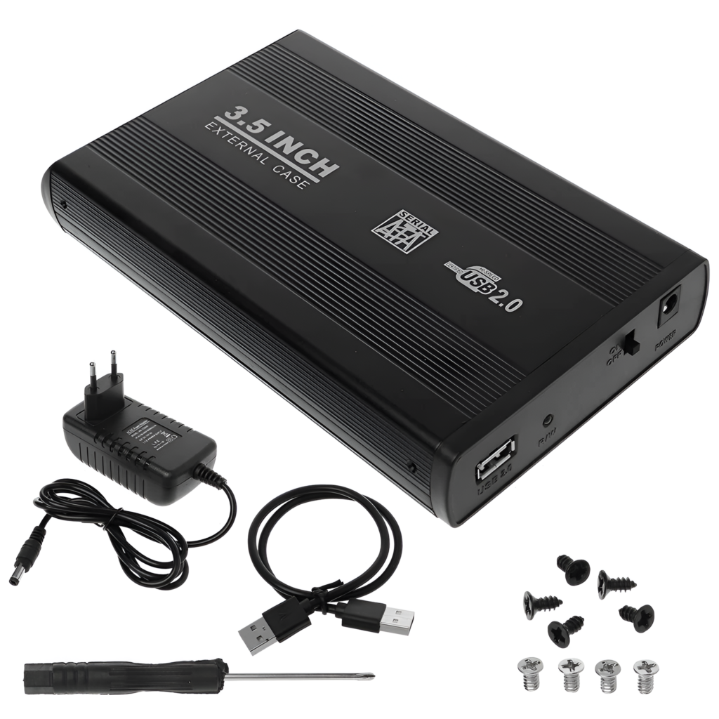 3.5-Inch SATA HDD Enclosure USB 2.0 | Reliable Storage